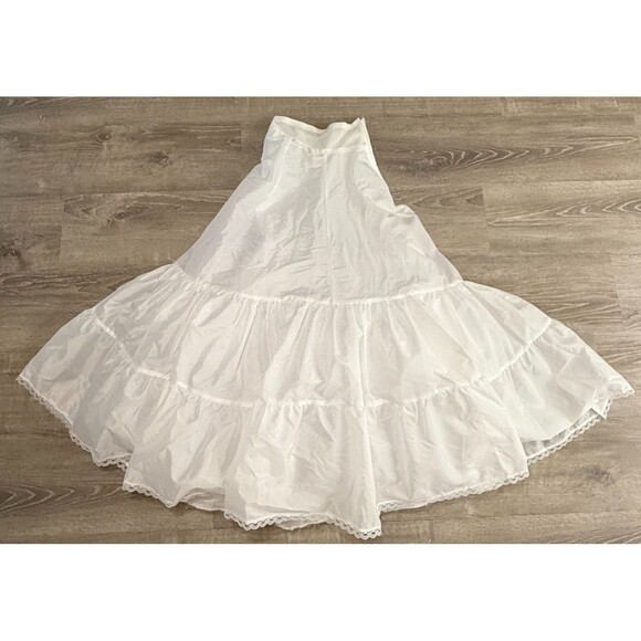 David’s Bridal White Crinoline Petticoat 6 NWT Wedding Dress Slip 2-Tier Prom - Picture 3 of 8